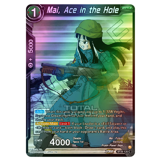 Dragon Ball Super - B20 - Power Absorbed - Mai, Ace in the Hole - BT20-126 (Foil)