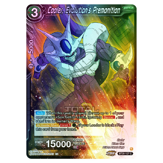 Dragon Ball Super - B20 - Power Absorbed - Cooler, Evolution's Premonition - BT20-127 (Foil)