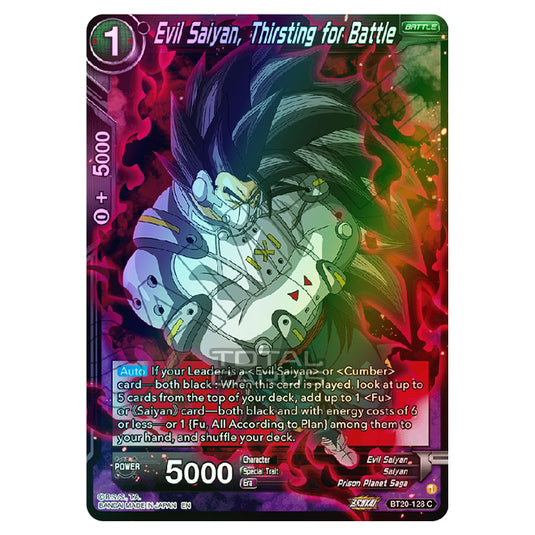 Dragon Ball Super - B20 - Power Absorbed - Evil Saiyan, Thirsting for Battle - BT20-128 (Foil)