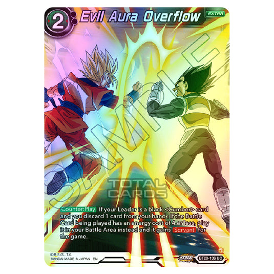 Dragon Ball Super - B20 - Power Absorbed - Evil Aura Overflow - BT20-136 (Foil)