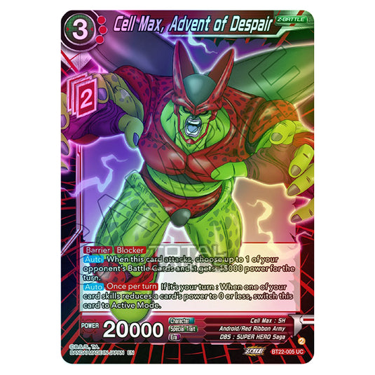 Dragon Ball Super - B22 - Critical Blow - Cell Max, Advent of Despair - BT22-005 (Foil)