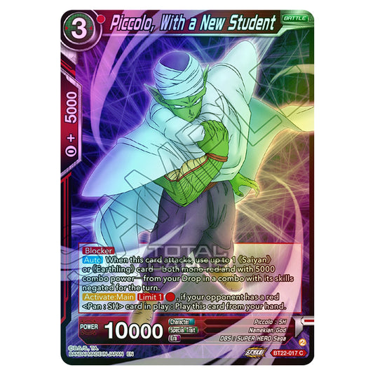 Dragon Ball Super - B22 - Critical Blow - Piccolo, With a New Student - BT22-017 (Foil)