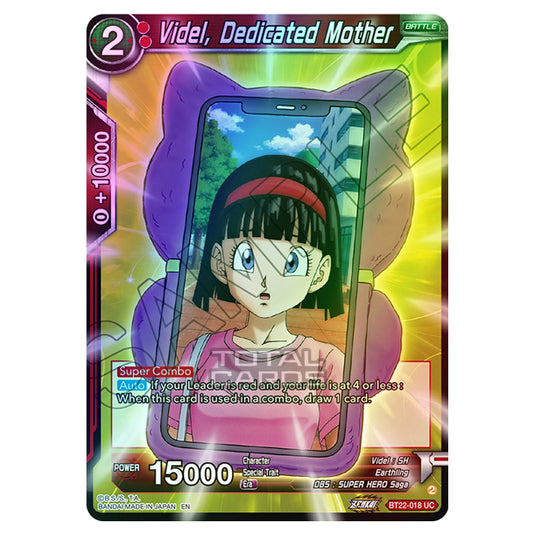 Dragon Ball Super - B22 - Critical Blow - Videl, Dedicated Mother - BT22-018 (Foil)