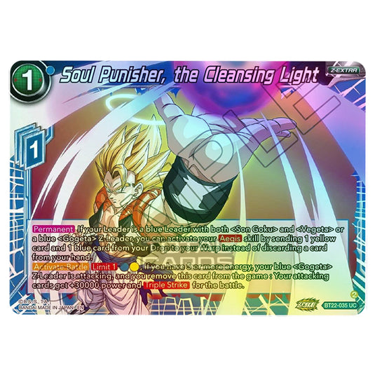 Dragon Ball Super - B22 - Critical Blow - Soul Punisher, the Cleansing Light - BT22-035 (Foil)