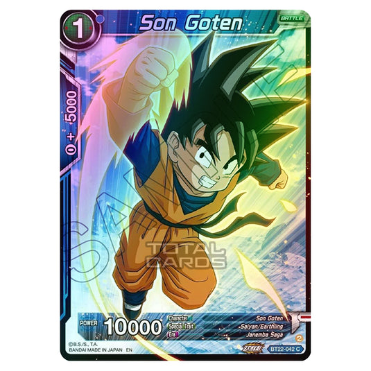 Dragon Ball Super - B22 - Critical Blow - Son Goten - BT22-042 (Foil)