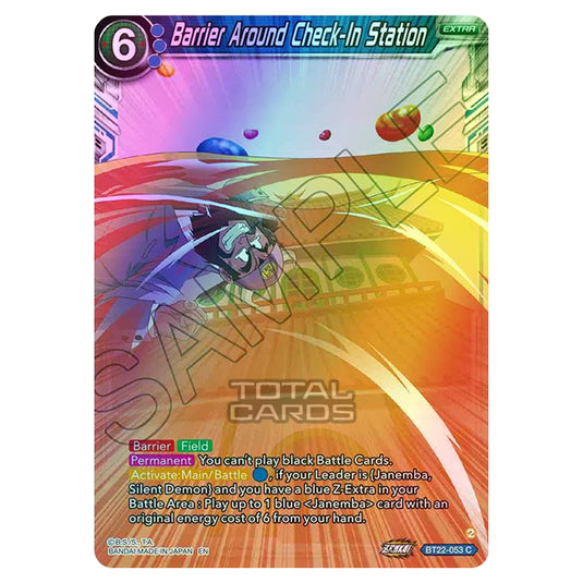 Dragon Ball Super - B22 - Critical Blow - Barrier Around Check-In Station - BT22-053 (Foil)