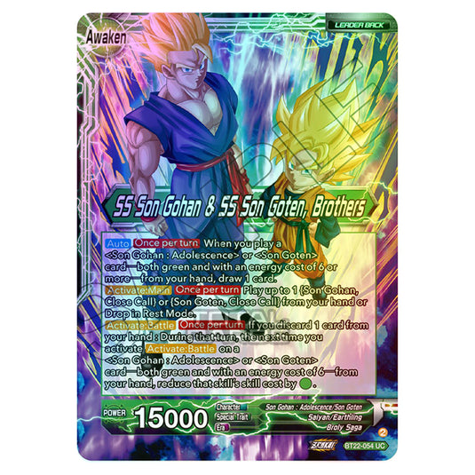 Dragon Ball Super - B22 - Critical Blow - Son Goten - BT22-054 (Foil)