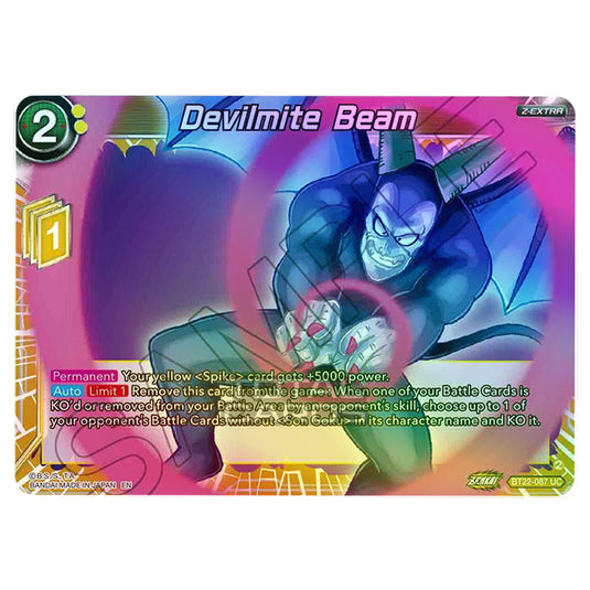 Dragon Ball Super - B22 - Critical Blow - Devilmite Beam - BT22-087 (Foil)