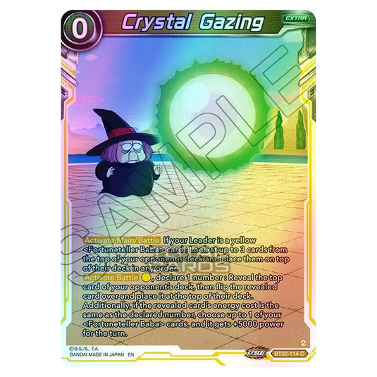 Dragon Ball Super - B22 - Critical Blow - Crystal Gazing - BT22-114 (Foil)