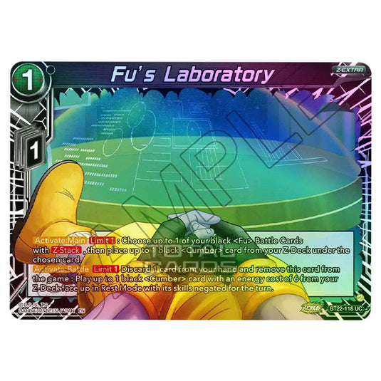 Dragon Ball Super - B22 - Critical Blow - Fu’s Laboratory - BT22-118 (Foil)