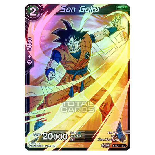 Dragon Ball Super - B22 - Critical Blow - Son Goku - BT22-119 (Foil)