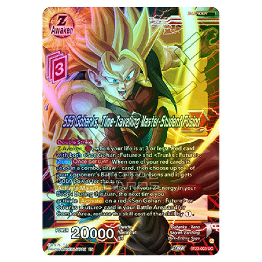 Dragon Ball Super - B23 - Perfect Combination - SS3 Gohanks, Time-Travelling Master-Student Fusion - BT23-003 (Foil)