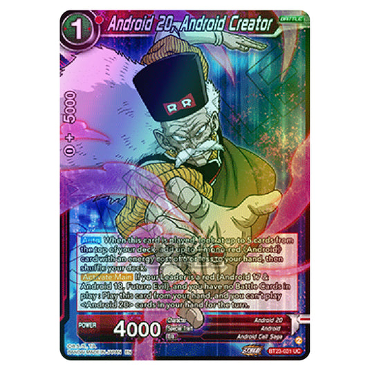 Dragon Ball Super - B23 - Perfect Combination - Android 20, Android Creator - BT23-031 (Foil)