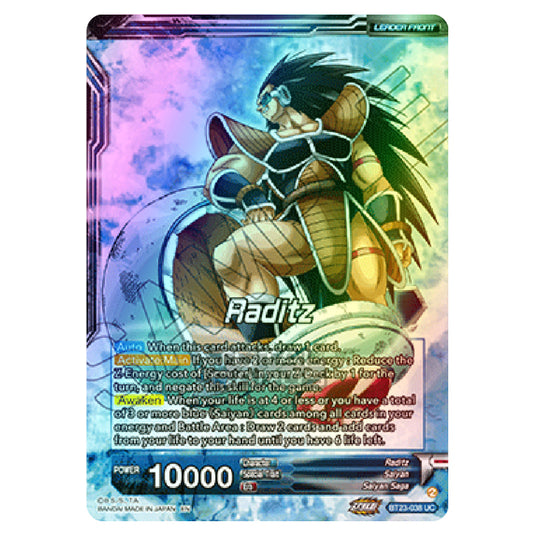 Dragon Ball Super - B23 - Perfect Combination - Raditz - BT23-038 (Foil)