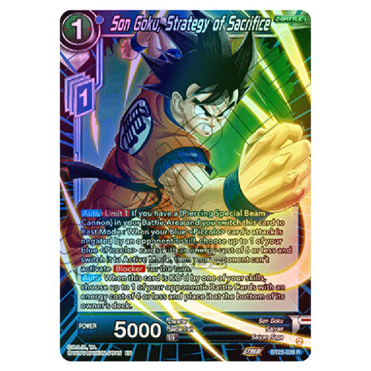 Dragon Ball Super - B23 - Perfect Combination - Son Goku, Strategy of Sacrifice - BT23-039 (Foil)