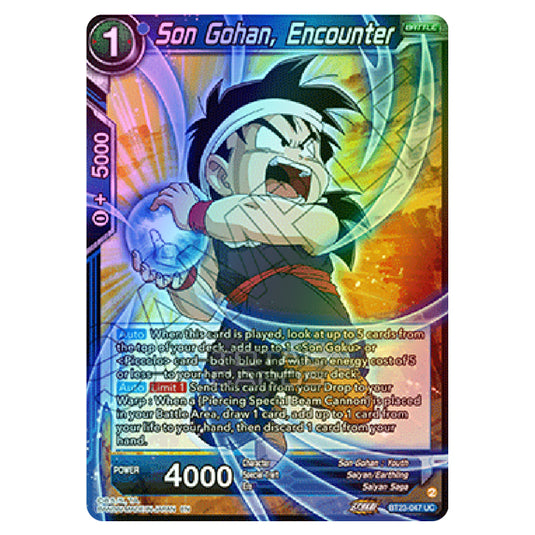 Dragon Ball Super - B23 - Perfect Combination - Son Gohan, Encounter - BT23-047 (Foil)