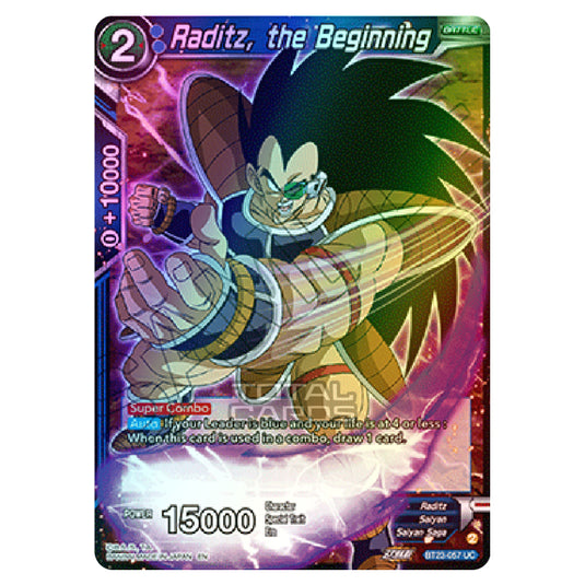 Dragon Ball Super - B23 - Perfect Combination - Raditz, the Beginning - BT23-057 (Foil)