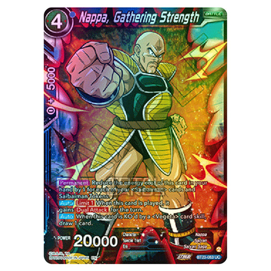 Dragon Ball Super - B23 - Perfect Combination - Nappa, Gathering Strength - BT23-063 (Foil)