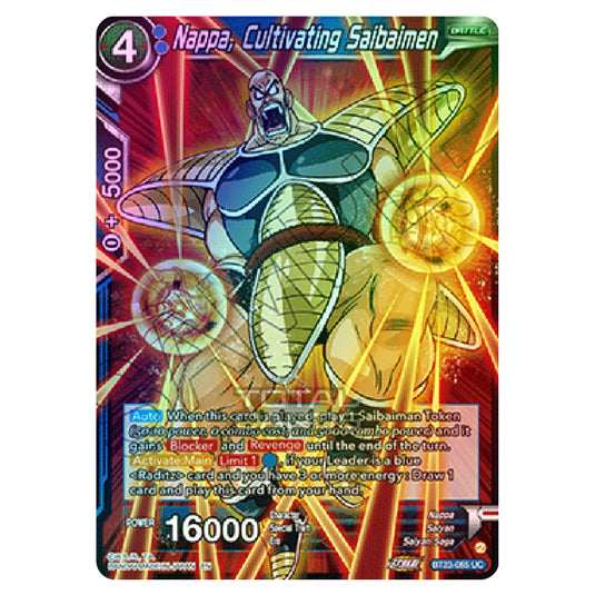 Dragon Ball Super - B23 - Perfect Combination - Nappa, Cultivating Saibaimen - BT23-065 (Foil)