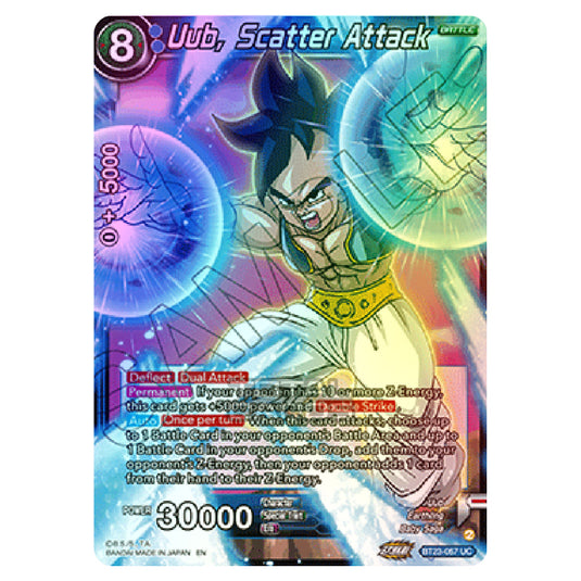 Dragon Ball Super - B23 - Perfect Combination - Uub, Scatter Attack - BT23-067 (Foil)