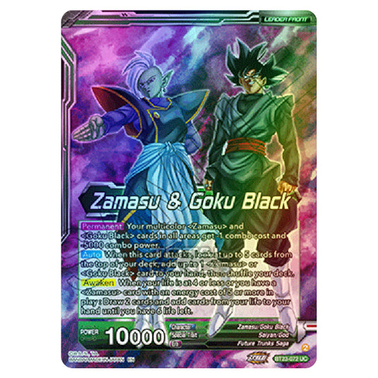 Dragon Ball Super - B23 - Perfect Combination - Zamasu & Goku Black - BT23-072 (Foil)