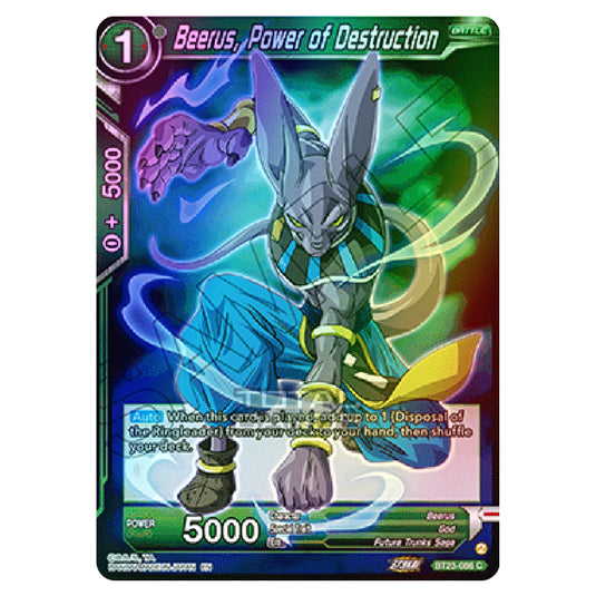 Dragon Ball Super - B23 - Perfect Combination - Beerus, Power of Destruction - BT23-086 (Foil)