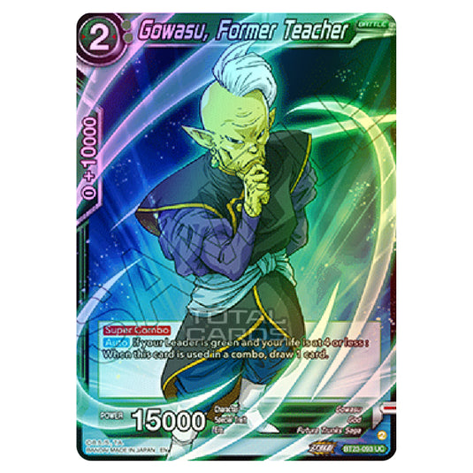 Dragon Ball Super - B23 - Perfect Combination - Gowasu, Former Teacher - BT23-093 (Foil)