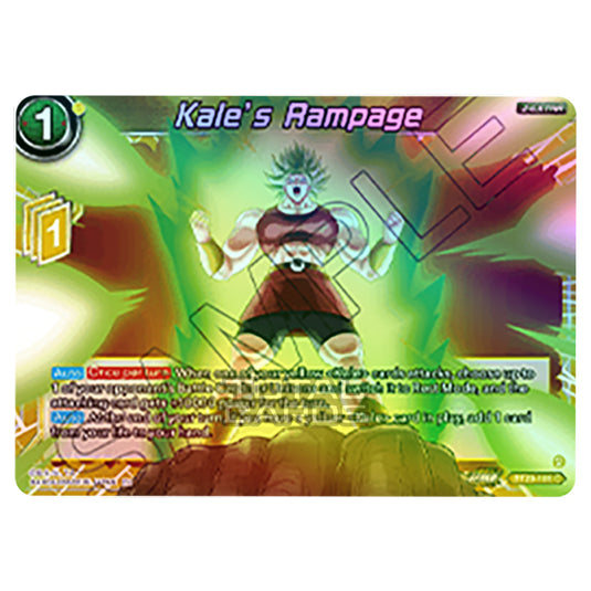 Dragon Ball Super - B23 - Perfect Combination - Kale’s Rampage - BT23-105 (Foil)