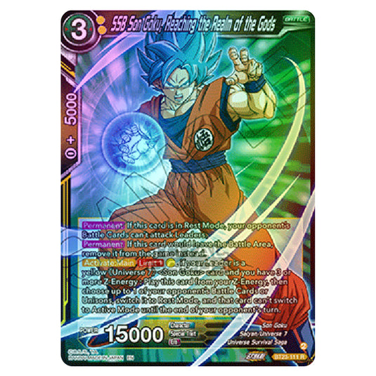 Dragon Ball Super - B23 - Perfect Combination - SSB Son Goku, Reaching the Realm of the Gods - BT23-111 (Foil)