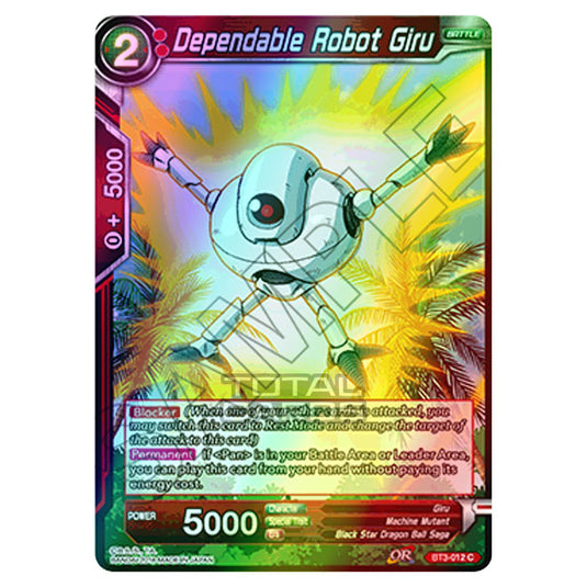 Dragon Ball Super - B03 - Cross Worlds - Dependable Robot Giru - BT3-012 (Foil)