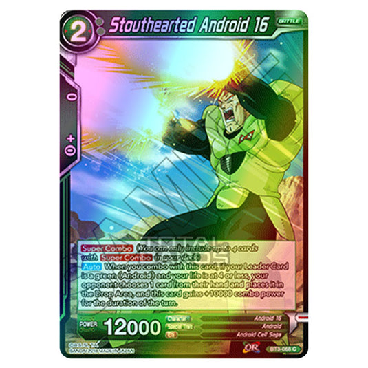 Dragon Ball Super - B03 - Cross Worlds - Stouthearted Android 16 - BT3-068 (Foil)
