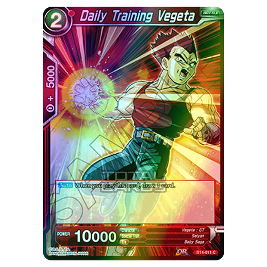 Dragon Ball Super - B04 - Colossal Warfare - Daily Training Vegeta - BT4-011 (Foil)