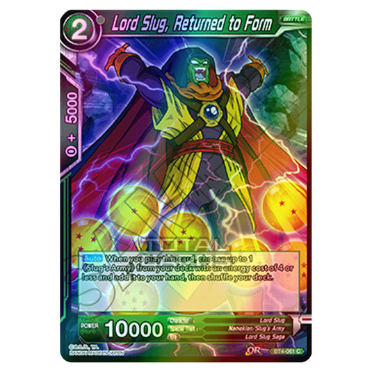 Dragon Ball Super - B04 - Colossal Warfare - Lord Slug, Returned to Form - BT4-061 (Foil)