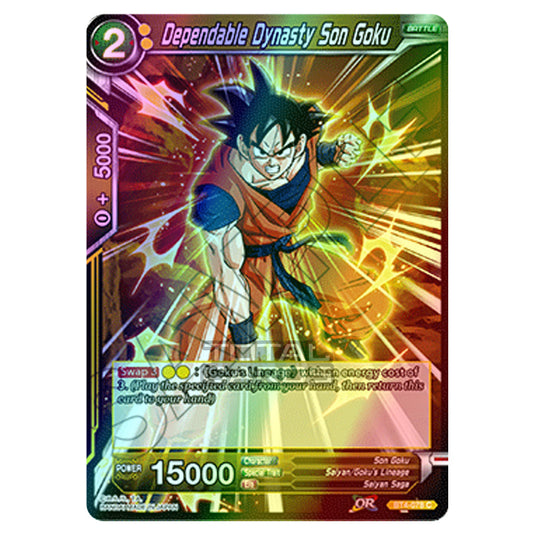 Dragon Ball Super - B04 - Colossal Warfare - Dependable Dynasty Son Goku - BT4-078 (Foil)