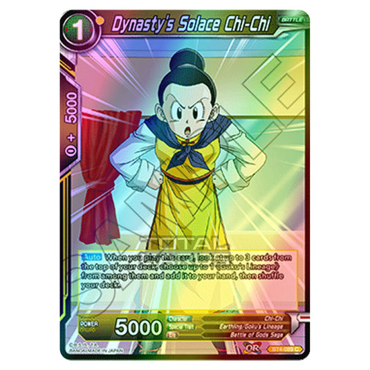 Dragon Ball Super - B04 - Colossal Warfare - Dynasty's Solace Chi-Chi - BT4-089 (Foil)