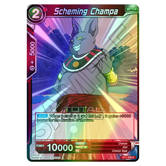 Dragon Ball Super - B01 - Galactic Battle - Scheming Champa - BT1-006 (Foil)