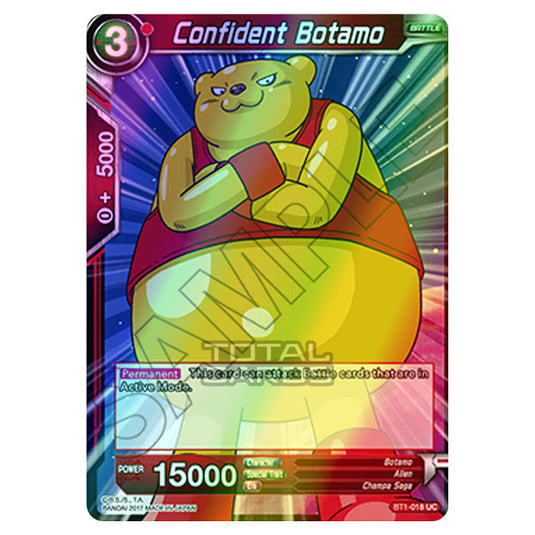 Dragon Ball Super - B01 - Galactic Battle - Confident Botamo - BT1-018 (Foil)