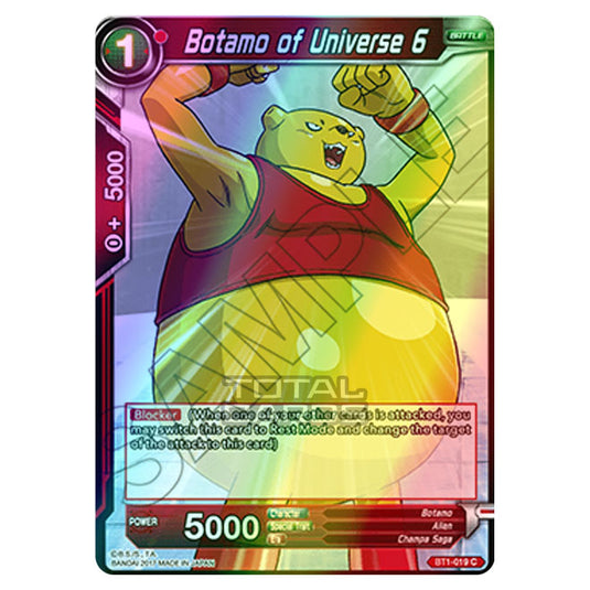 Dragon Ball Super - B01 - Galactic Battle - Botamo of Universe 6 - BT1-019 (Foil)