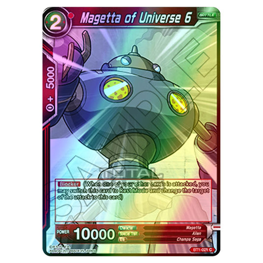 Dragon Ball Super - B01 - Galactic Battle - Magetta of Universe 6 - BT1-021 (Foil)