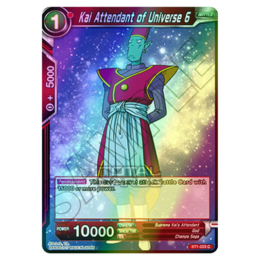 Dragon Ball Super - B01 - Galactic Battle - Kai Attendant of Universe 6 - BT1-023 (Foil)