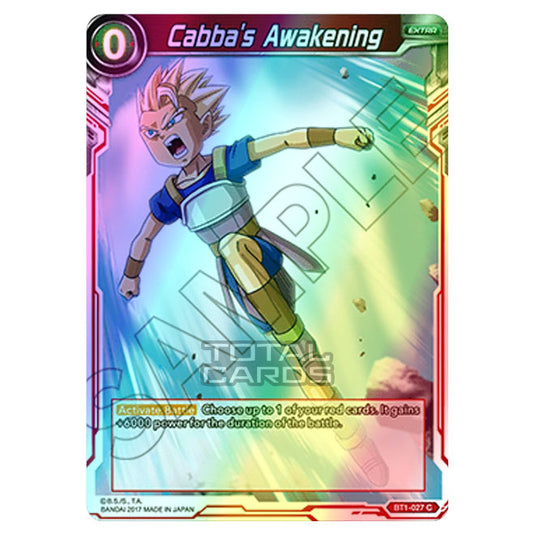 Dragon Ball Super - B01 - Galactic Battle - Cabba's Awakening - BT1-027 (Foil)