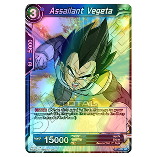 Dragon Ball Super - B01 - Galactic Battle - Assailant Vegeta - BT1-037 (Foil)