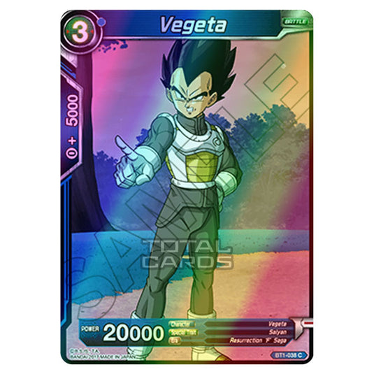 Dragon Ball Super - B01 - Galactic Battle - Vegeta - BT1-038 (Foil)