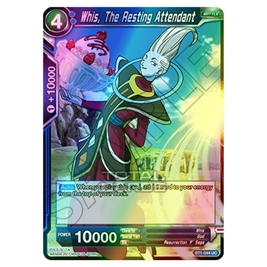 Dragon Ball Super - B01 - Galactic Battle - Whis, The Resting Attendant - BT1-044 (Foil)