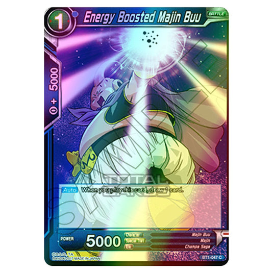 Dragon Ball Super - B01 - Galactic Battle - Energy Boosted Majin Buu - BT1-047 (Foil)