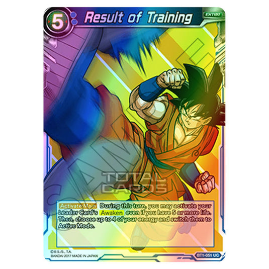 Dragon Ball Super - B01 - Galactic Battle - Result of Training - BT1-051 (Foil)