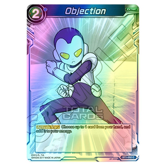 Dragon Ball Super - B01 - Galactic Battle - Objection - BT1-052 (Foil)