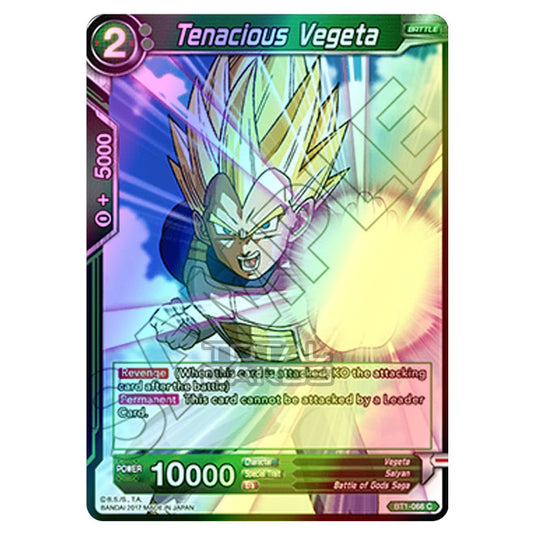 Dragon Ball Super - B01 - Galactic Battle - Tenacious Vegeta - BT1-066 (Foil)