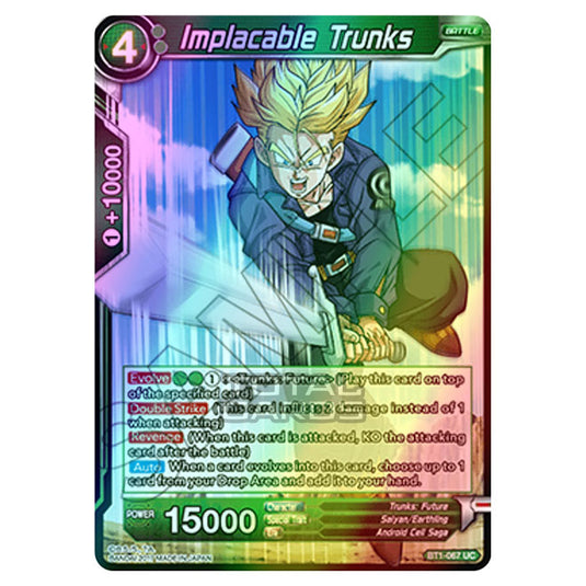 Dragon Ball Super - B01 - Galactic Battle - Implacable Trunks - BT1-067 (Foil)