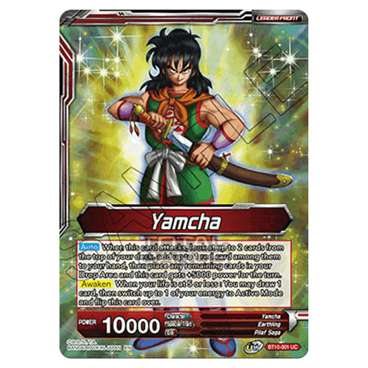 Dragon Ball Super - B10 - Unison Warrior Series - Rise of the Unison Warrior - Yamcha - BT10-001 (Foil)